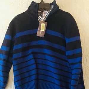 CLASS CLUB SWEATER AND MATCH SHIRT BOYS SET